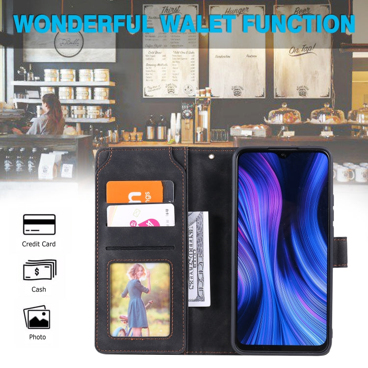 Skin Feel Business Horizontal Flip PU Leather Case with Holder & Multi-Card Slots & Wallet & Lanyard & Photo Frame, For Xiaomi Redmi 9, For Xiaomi Redmi Note 8 Pro
