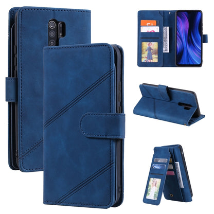 Skin Feel Business Horizontal Flip PU Leather Case with Holder & Multi-Card Slots & Wallet & Lanyard & Photo Frame, For Xiaomi Redmi 9, For Xiaomi Redmi Note 8 Pro