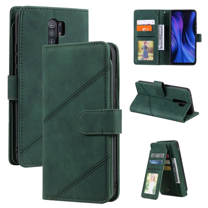 Skin Feel Business Horizontal Flip PU Leather Case with Holder & Multi-Card Slots & Wallet & Lanyard & Photo Frame, For Xiaomi Redmi 9, For Xiaomi Redmi Note 8 Pro