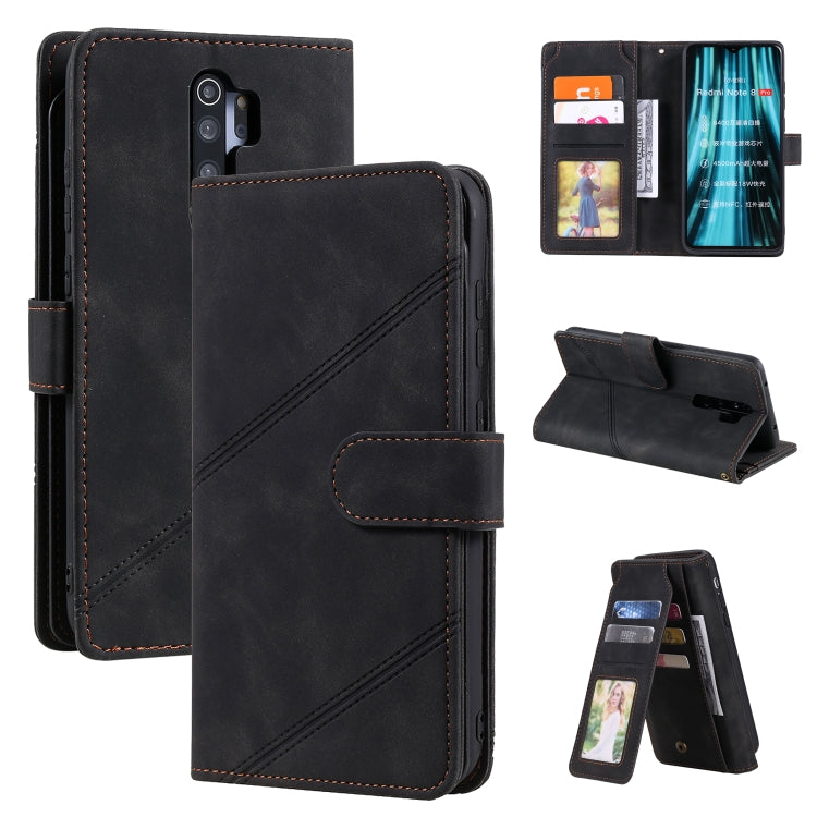 Skin Feel Business Horizontal Flip PU Leather Case with Holder & Multi-Card Slots & Wallet & Lanyard & Photo Frame, For Xiaomi Redmi 9, For Xiaomi Redmi Note 8 Pro