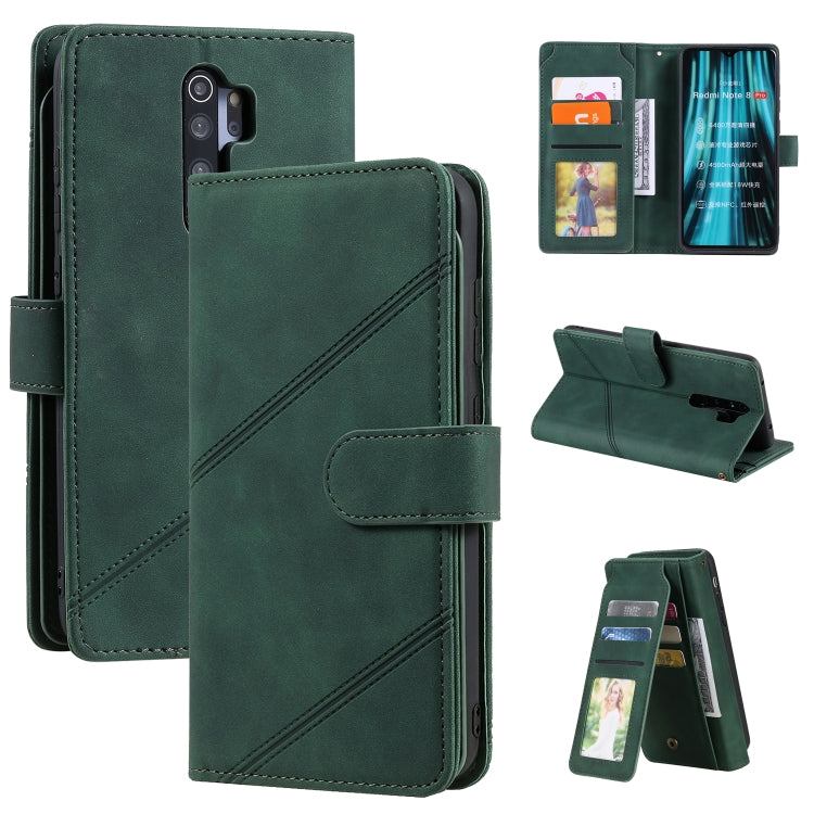 Skin Feel Business Horizontal Flip PU Leather Case with Holder & Multi-Card Slots & Wallet & Lanyard & Photo Frame, For Xiaomi Redmi 9, For Xiaomi Redmi Note 8 Pro