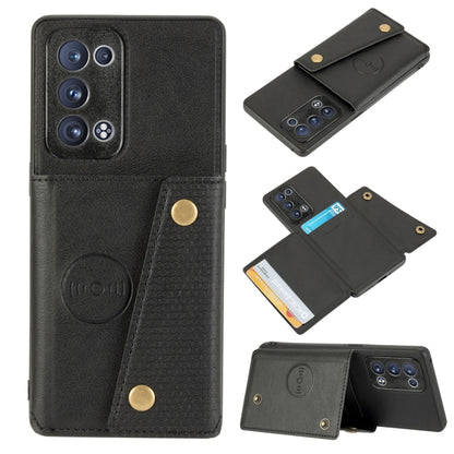 Double Buckle PU + TPU Shockproof Magnetic Protective Case with Card Slot & Holder, For OPPO Reno6 Pro+ 5G, For OPPO Reno6 Pro 5G, For Samsung Galaxy A22 5G, For Samsung Galaxy A22 4G