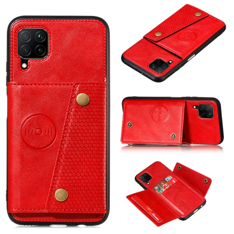 Double Buckle PU + TPU Shockproof Magnetic Protective Case with Card Slot & Holder, For OPPO Reno6 Pro+ 5G, For OPPO Reno6 Pro 5G, For Samsung Galaxy A22 5G, For Samsung Galaxy A22 4G