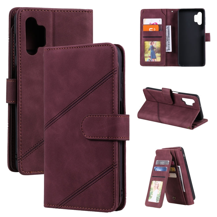 Skin Feel Business Horizontal Flip PU Leather Case with Holder & Multi-Card Slots & Wallet & Lanyard & Photo Frame, For Samsung Galaxy A32 5G, For Samsung Galaxy A42 5G, For Xiaomi Redmi Note 9