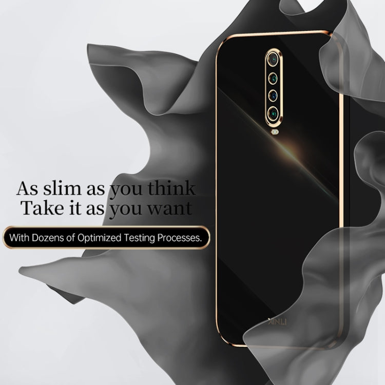 XINLI Straight Edge 6D Electroplate TPU Phone Case, For Xiaomi Redmi K30, For Xiaomi Redmi K30 Pro, For Xiaomi Redmi K40