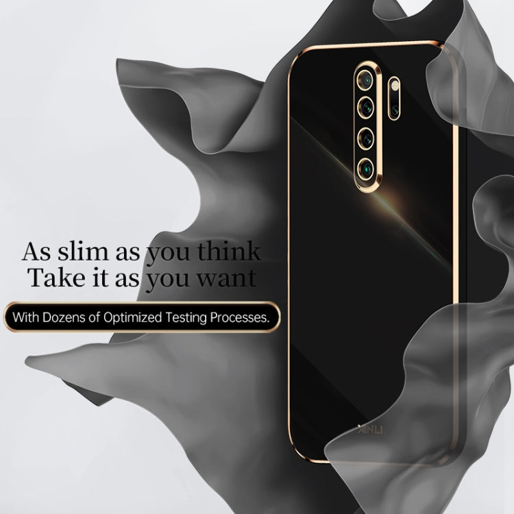 XINLI Straight Edge 6D Electroplate TPU Phone Case, For Xiaomi Redmi Note 8 Pro, For Xiaomi Redmi Note 9 4G, For Xiaomi Redmi Note 9 5G