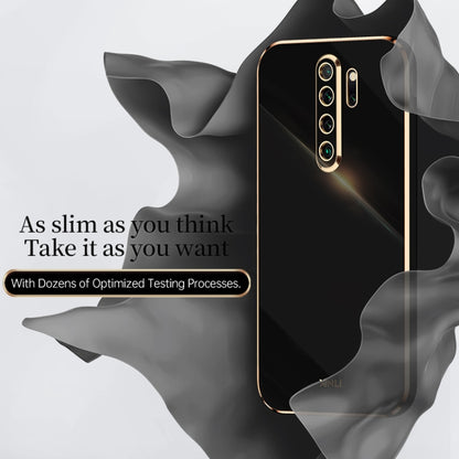 XINLI Straight Edge 6D Electroplate TPU Phone Case, For Xiaomi Redmi Note 8 Pro, For Xiaomi Redmi Note 9 4G, For Xiaomi Redmi Note 9 5G