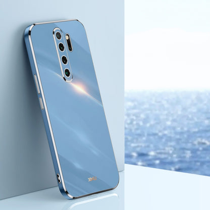 XINLI Straight Edge 6D Electroplate TPU Phone Case, For Xiaomi Redmi Note 8 Pro, For Xiaomi Redmi Note 9 4G, For Xiaomi Redmi Note 9 5G