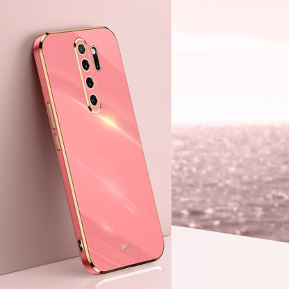 XINLI Straight Edge 6D Electroplate TPU Phone Case, For Xiaomi Redmi Note 8 Pro, For Xiaomi Redmi Note 9 4G, For Xiaomi Redmi Note 9 5G