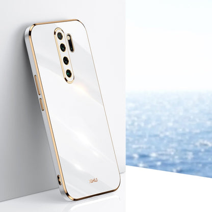 XINLI Straight Edge 6D Electroplate TPU Phone Case, For Xiaomi Redmi Note 8 Pro, For Xiaomi Redmi Note 9 4G, For Xiaomi Redmi Note 9 5G
