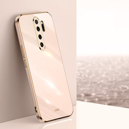 XINLI Straight Edge 6D Electroplate TPU Phone Case, For Xiaomi Redmi Note 8 Pro, For Xiaomi Redmi Note 9 4G, For Xiaomi Redmi Note 9 5G