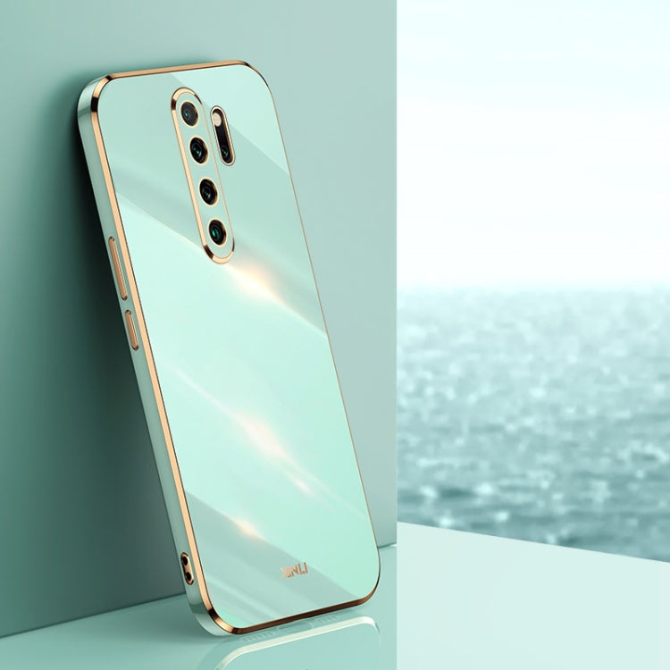 XINLI Straight Edge 6D Electroplate TPU Phone Case, For Xiaomi Redmi Note 8 Pro, For Xiaomi Redmi Note 9 4G, For Xiaomi Redmi Note 9 5G
