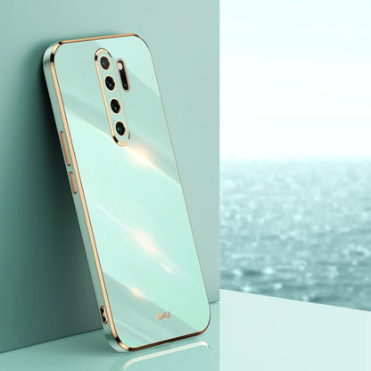 XINLI Straight Edge 6D Electroplate TPU Phone Case, For Xiaomi Redmi Note 8 Pro, For Xiaomi Redmi Note 9 4G, For Xiaomi Redmi Note 9 5G