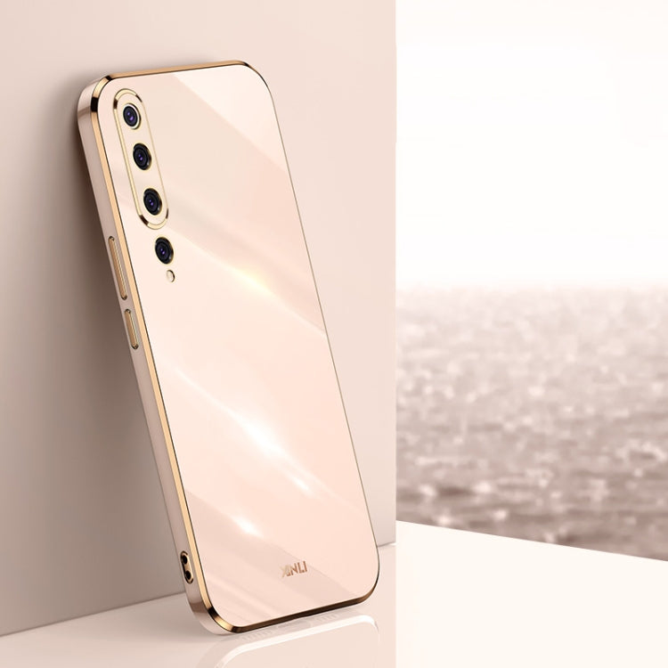 XINLI Straight Edge 6D Electroplate TPU Phone Case, For Xiaomi Mi 10 5G, For Xiaomi Mi 10S, For Xiaomi Mi 10T Lite 5G