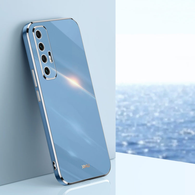 XINLI Straight Edge 6D Electroplate TPU Phone Case, For Xiaomi Mi 10 5G, For Xiaomi Mi 10S, For Xiaomi Mi 10T Lite 5G