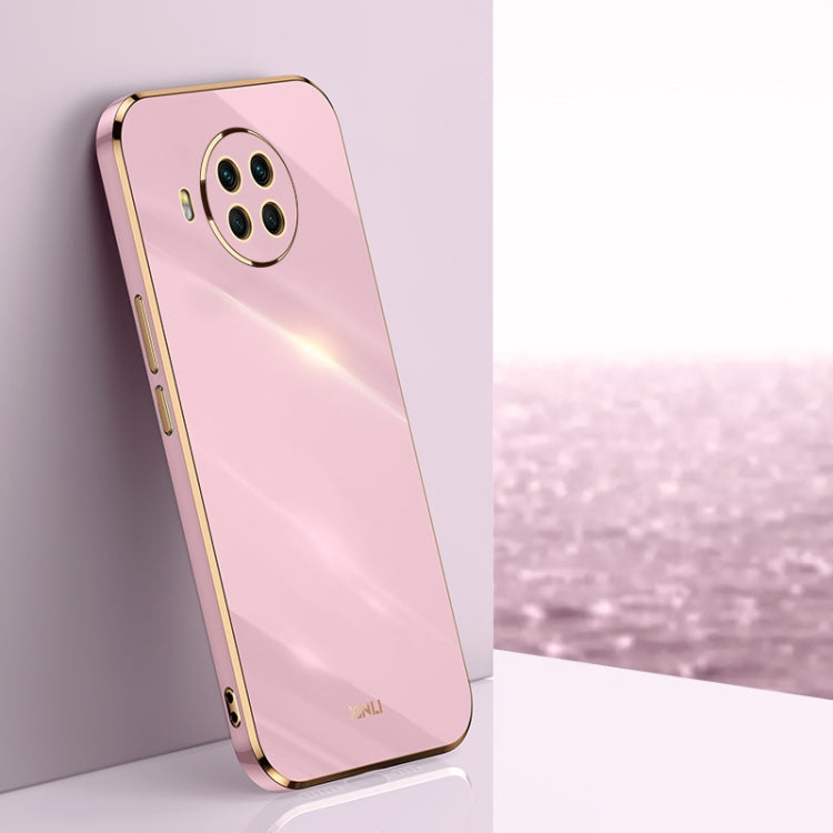 XINLI Straight Edge 6D Electroplate TPU Phone Case, For Xiaomi Mi 10 5G, For Xiaomi Mi 10S, For Xiaomi Mi 10T Lite 5G