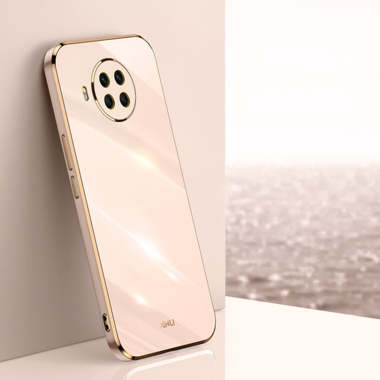 XINLI Straight Edge 6D Electroplate TPU Phone Case, For Xiaomi Mi 10 5G, For Xiaomi Mi 10S, For Xiaomi Mi 10T Lite 5G