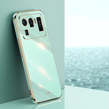 XINLI Straight Edge 6D Electroplate TPU Phone Case, For Xiaomi Mi 11, For Xiaomi Mi 11 Ultra, For Xiaomi Mi 11 Lite