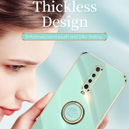 XINLI Straight Edge 6D Electroplate TPU Phone Case with Ring Holder, For Xiaomi Redmi K30, For Xiaomi Redmi K40, For Xiaomi Redmi Note 8 Pro