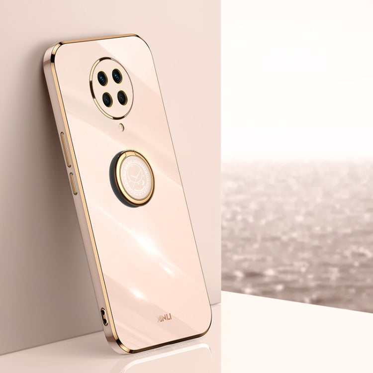 XINLI Straight Edge 6D Electroplate TPU Phone Case with Ring Holder, For Xiaomi Mi 11 Ultra, For Xiaomi Mi 11 Lite, For Xiaomi Redmi K30 Pro