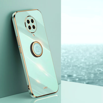 XINLI Straight Edge 6D Electroplate TPU Phone Case with Ring Holder, For Xiaomi Mi 11 Ultra, For Xiaomi Mi 11 Lite, For Xiaomi Redmi K30 Pro