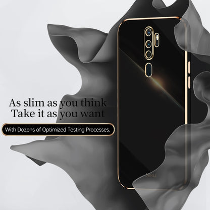 XINLI Straight Edge 6D Electroplate TPU Phone Case, For OPPO A9 2020 / A11x, For OPPO A15, For OPPO A52