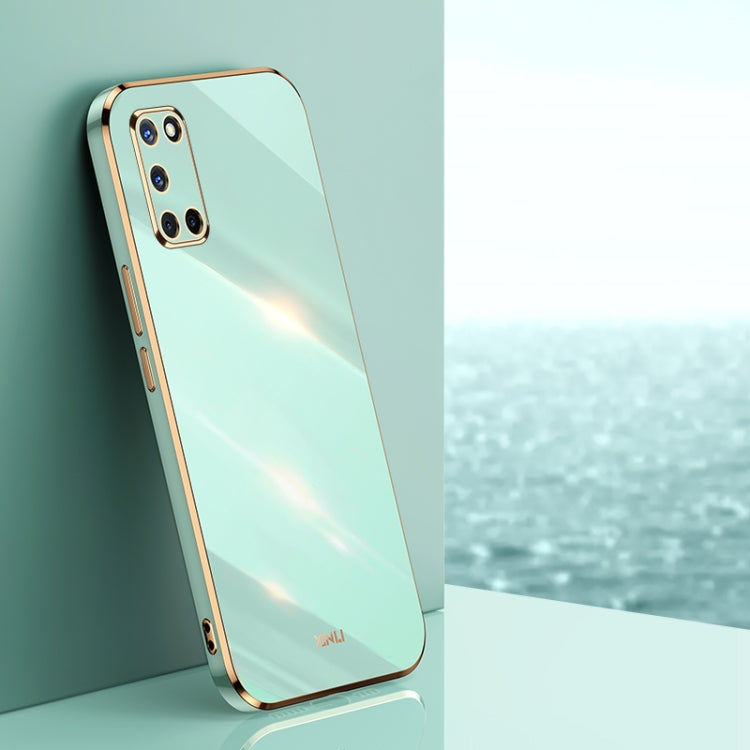 XINLI Straight Edge 6D Electroplate TPU Phone Case, For OPPO A9 2020 / A11x, For OPPO A15, For OPPO A52