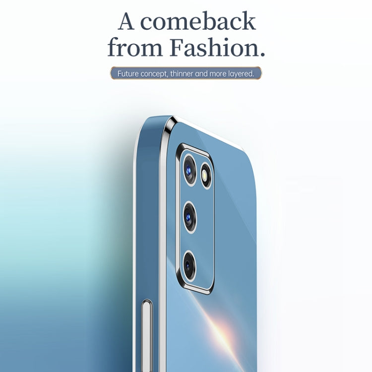 XINLI Straight Edge 6D Electroplate TPU Phone Case, For OPPO A55 5G, For OPPO A72, For OPPO A91