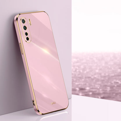 XINLI Straight Edge 6D Electroplate TPU Phone Case, For OPPO A55 5G, For OPPO A72, For OPPO A91