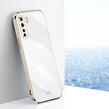 XINLI Straight Edge 6D Electroplate TPU Phone Case, For OPPO A55 5G, For OPPO A72, For OPPO A91