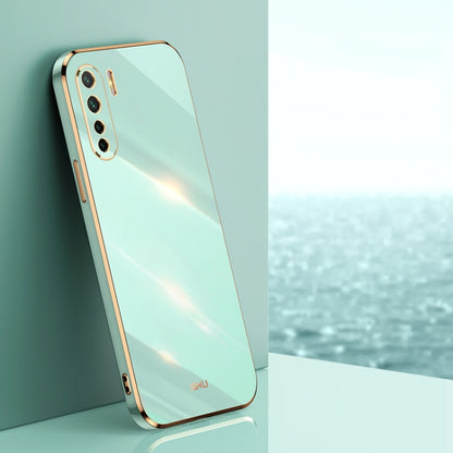 XINLI Straight Edge 6D Electroplate TPU Phone Case, For OPPO A55 5G, For OPPO A72, For OPPO A91