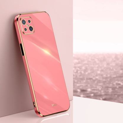 XINLI Straight Edge 6D Electroplate TPU Phone Case, For OPPO A92s, For OPPO A93, For OPPO F11