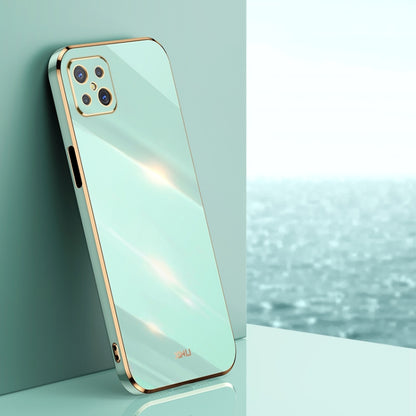 XINLI Straight Edge 6D Electroplate TPU Phone Case, For OPPO A92s, For OPPO A93, For OPPO F11