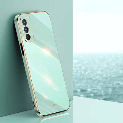 XINLI Straight Edge 6D Electroplate TPU Phone Case, For OPPO A92s, For OPPO A93, For OPPO F11