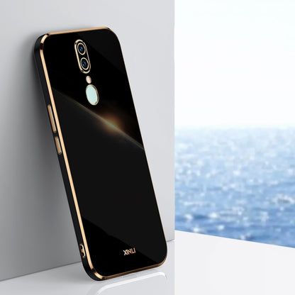 XINLI Straight Edge 6D Electroplate TPU Phone Case, For OPPO A92s, For OPPO A93, For OPPO F11