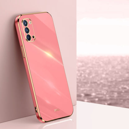 XINLI Straight Edge 6D Electroplate TPU Phone Case, For OPPO Reno4 Pro, For OPPO Reno4 SE, For OPPO Reno5 4G
