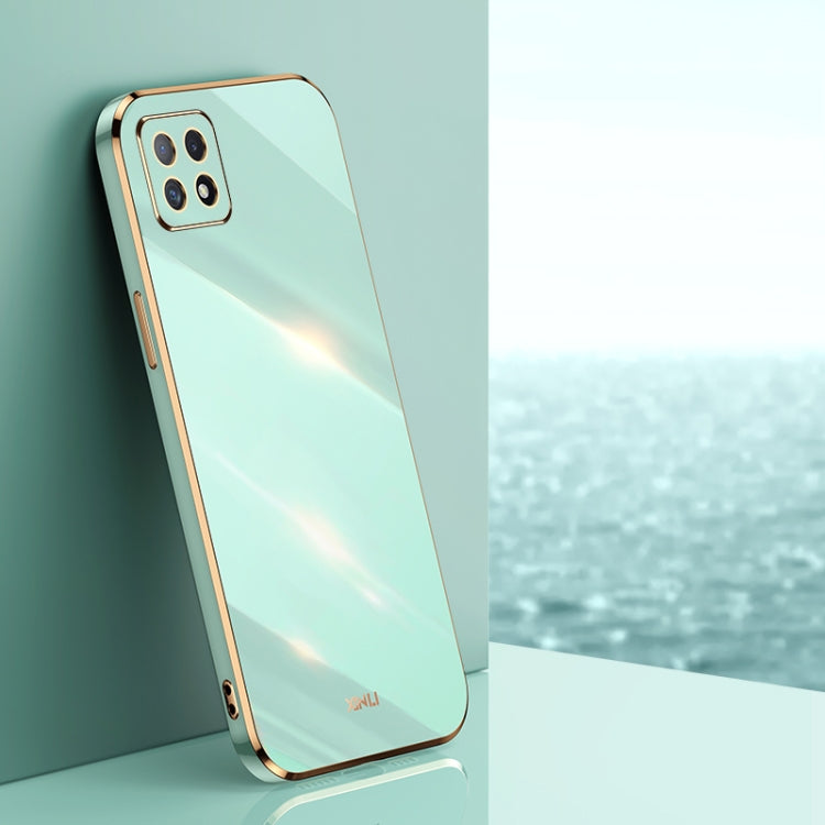 XINLI Straight Edge 6D Electroplate TPU Phone Case, For OPPO Reno4 Pro, For OPPO Reno4 SE, For OPPO Reno5 4G