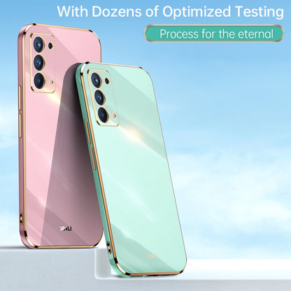XINLI Straight Edge 6D Electroplate TPU Phone Case, For OPPO Reno5 Pro, For OPPO Reno5 Pro+, For OPPO Reno6 Pro+ 5G