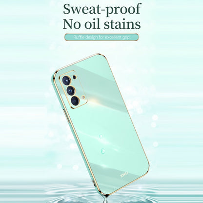 XINLI Straight Edge 6D Electroplate TPU Phone Case, For OPPO Reno5 Pro, For OPPO Reno5 Pro+, For OPPO Reno6 Pro+ 5G