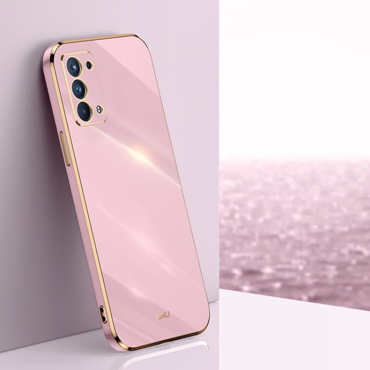 XINLI Straight Edge 6D Electroplate TPU Phone Case, For OPPO Reno5 Pro, For OPPO Reno5 Pro+, For OPPO Reno6 Pro+ 5G