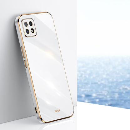 XINLI Straight Edge 6D Electroplate TPU Phone Case, For OPPO Reno6 5G, For OPPO Reno6 Pro 5G, For OPPO A53 5G, For OPPO A53