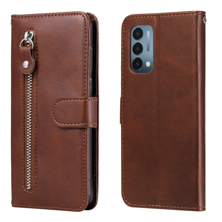 Fashion Calf Texture Zipper Horizontal Flip Leather Case with Stand & Card Slots & Wallet Function, For OnePlus Nord N200 5G, For OnePlus Nord CE 5G, For OPPO Realme 8 5G / Realme V13 5G, For OPPO Realme GT 5G