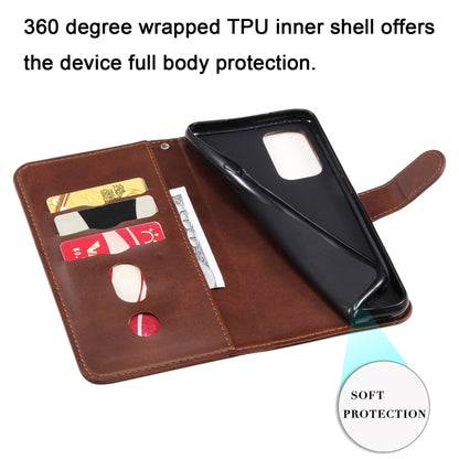 Fashion Calf Texture Zipper Horizontal Flip Leather Case with Stand & Card Slots & Wallet Function, For OnePlus Nord N200 5G, For OnePlus Nord CE 5G, For OPPO Realme 8 5G / Realme V13 5G, For OPPO Realme GT 5G