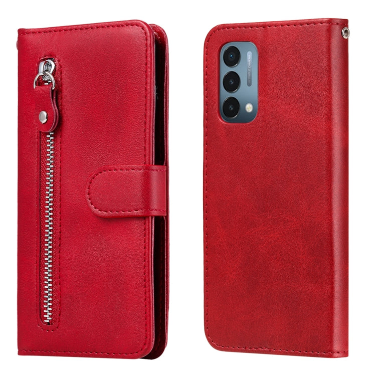 Fashion Calf Texture Zipper Horizontal Flip Leather Case with Stand & Card Slots & Wallet Function, For OnePlus Nord N200 5G, For OnePlus Nord CE 5G, For OPPO Realme 8 5G / Realme V13 5G, For OPPO Realme GT 5G