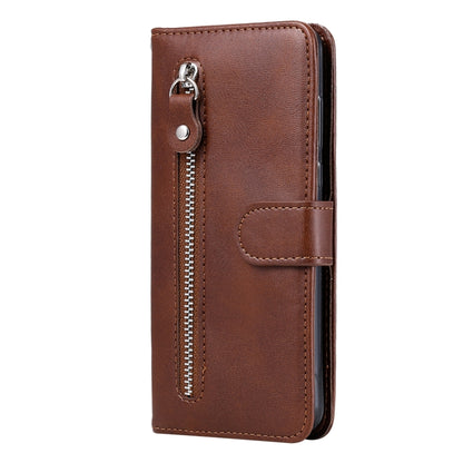 Fashion Calf Texture Zipper Horizontal Flip Leather Case with Stand & Card Slots & Wallet Function, For vivo V21 5G / 4G, For vivo V21e 4G / Y73 2021, For Samsung Galaxy A03s