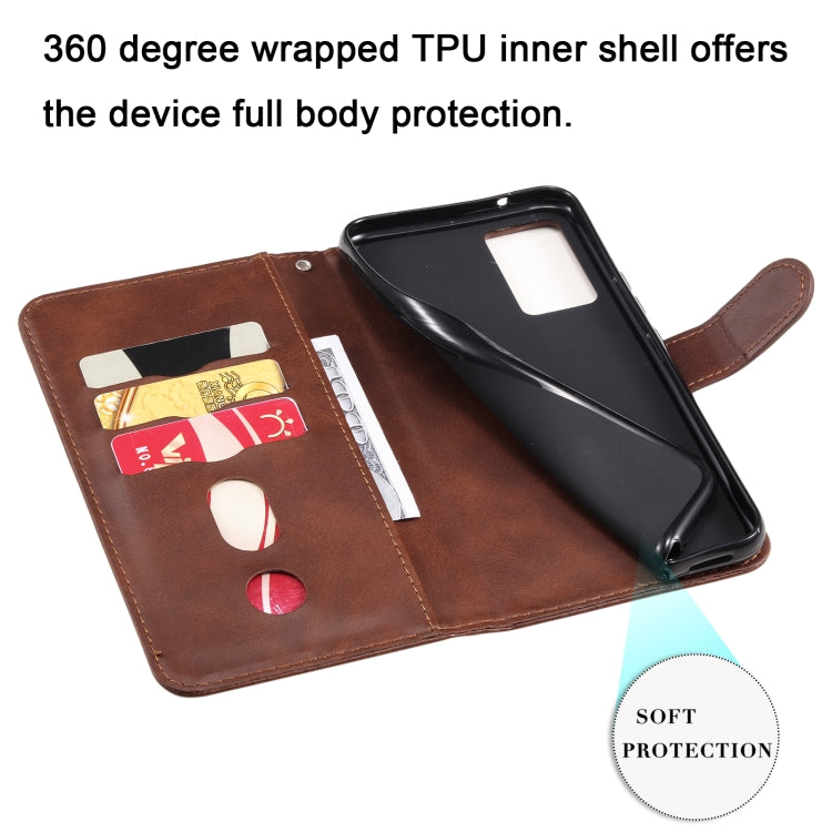 Fashion Calf Texture Zipper Horizontal Flip Leather Case with Stand & Card Slots & Wallet Function, For vivo V21 5G / 4G, For vivo V21e 4G / Y73 2021, For Samsung Galaxy A03s