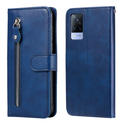 Fashion Calf Texture Zipper Horizontal Flip Leather Case with Stand & Card Slots & Wallet Function, For vivo V21 5G / 4G, For vivo V21e 4G / Y73 2021, For Samsung Galaxy A03s