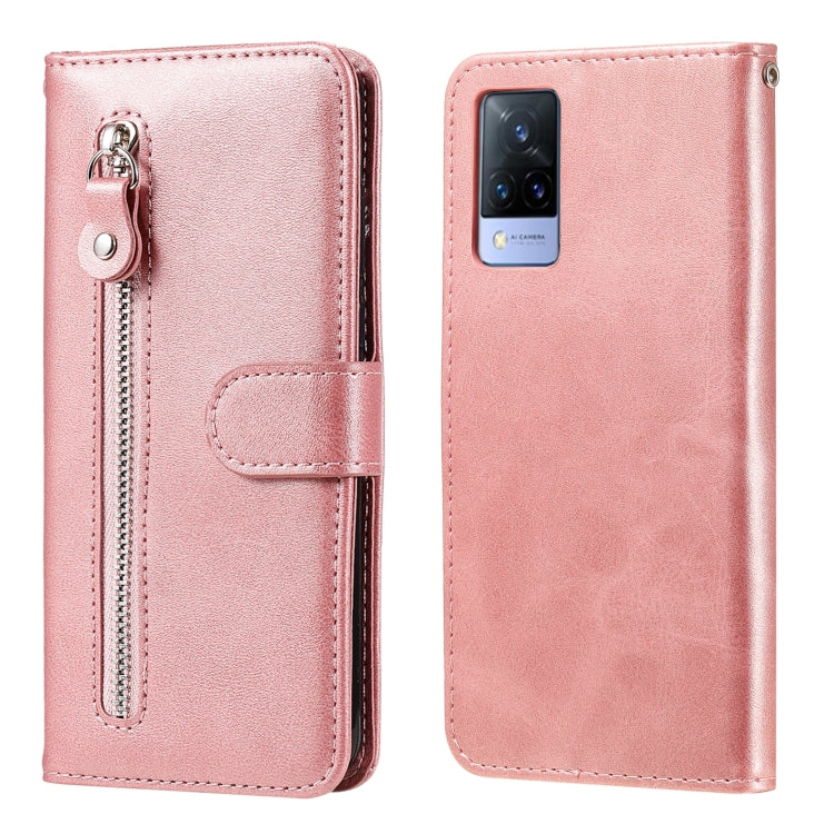 Fashion Calf Texture Zipper Horizontal Flip Leather Case with Stand & Card Slots & Wallet Function, For vivo V21 5G / 4G, For vivo V21e 4G / Y73 2021, For Samsung Galaxy A03s