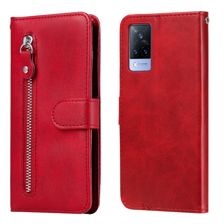Fashion Calf Texture Zipper Horizontal Flip Leather Case with Stand & Card Slots & Wallet Function, For vivo V21 5G / 4G, For vivo V21e 4G / Y73 2021, For Samsung Galaxy A03s