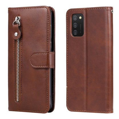 Fashion Calf Texture Zipper Horizontal Flip Leather Case with Stand & Card Slots & Wallet Function, For vivo V21 5G / 4G, For vivo V21e 4G / Y73 2021, For Samsung Galaxy A03s